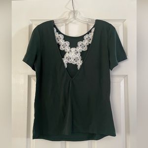 Shein Lace Back top